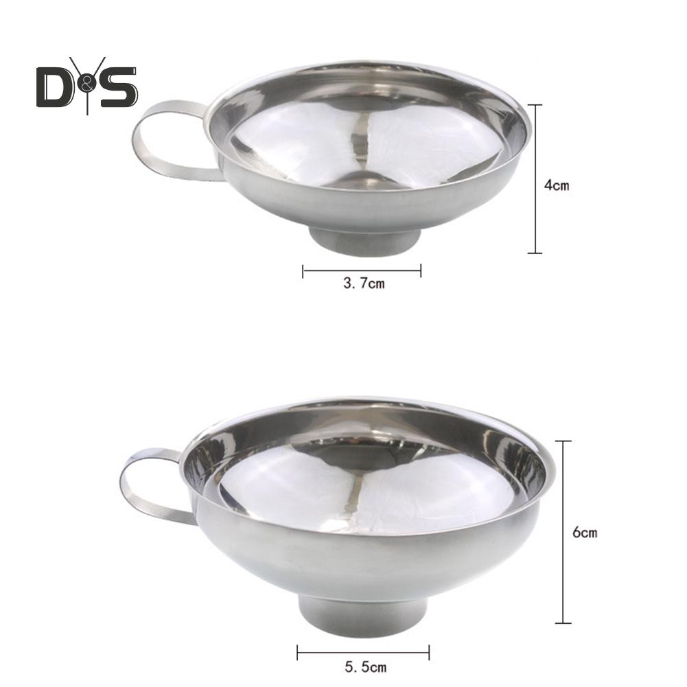 Украшения для дома из нержавеющей стали с широким горлышком, банка, бутылка, воронка, чашка, масло, вино, фасоль, бункер, инструмент