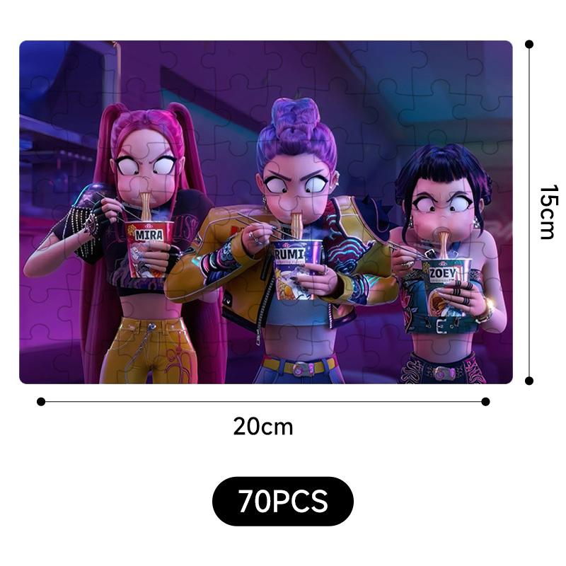 Новый пазл «Охотники на демонов» Игрушки Настольная игра Руми Мира Зои Хантрикс Узор персонажа Коллекционный декор Детские подарки