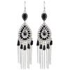 Vintage Ethnic Style Drop Earrings With Tassels For Womens Boho Festival Jewelry