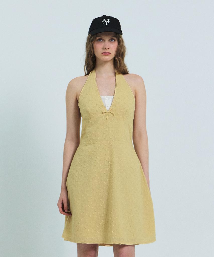 GROVE Catherine Halter One-Piece (Yellow)