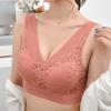 Women Breathable Lace Bras for Sexy Wire Free Top Lingerie Bralette Low Back Underwear