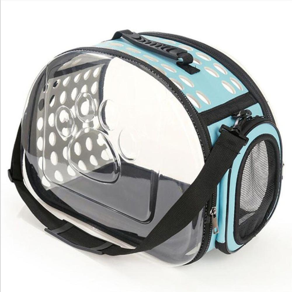 Foldable Cat Carrier Transparent Pet Carrier Portable Transparent Bag Kitten Capsule