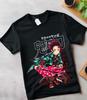 Demon Slayer Tanjiro Nezuko T-Shirt Kimetsu No Yaiba Manga Horror Shirt All Size
