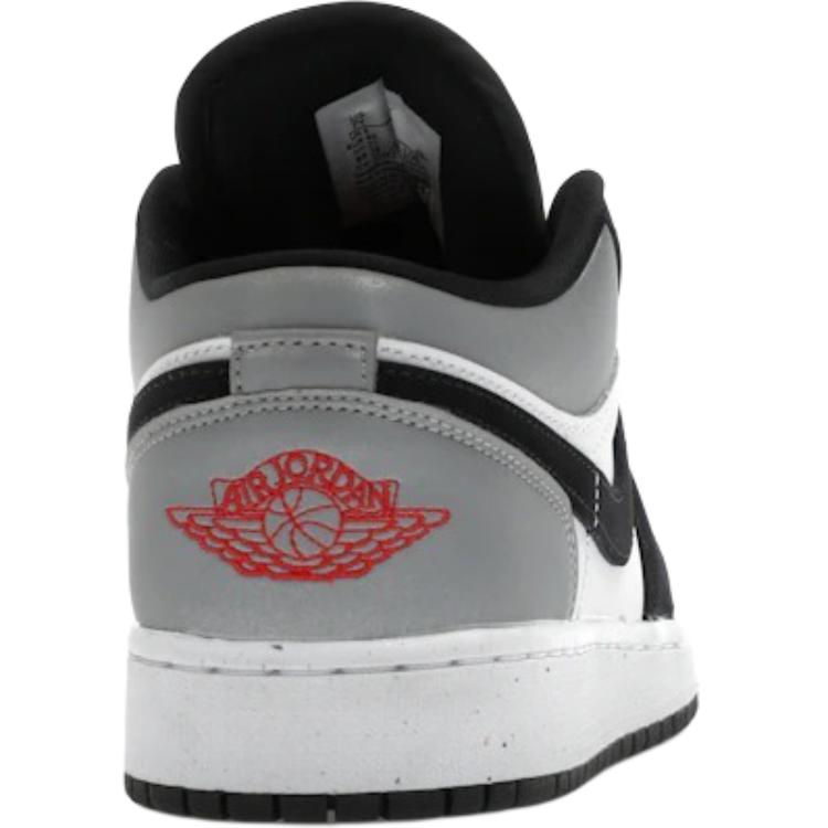Jordan Детские баскетбольные кроссовки Air Jordan 1 Low Черно-белые Унисекс HF3188-106