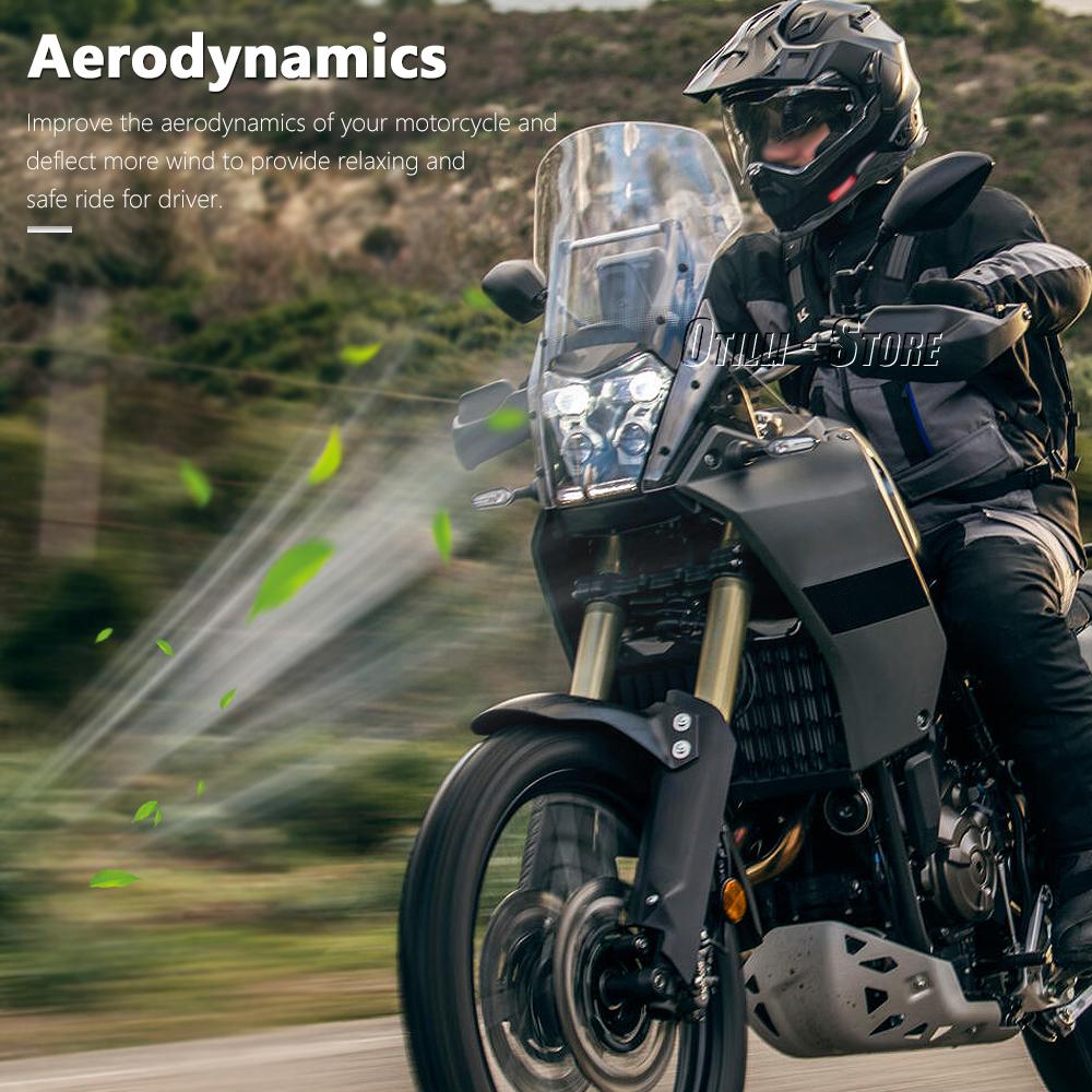 Для Yamaha Tenere700 Tenere 700 2021 2022 2023 2024 Аксессуары для мотоциклов Ветровое стекло Ветрозащитный экран Защитный экран Дефлектор