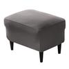 Elastic Footstool Cover Dust Covers Rectangle Nordic Fabric Footrest Slipcover Soft Chairs Protector For Living Room Home Decor