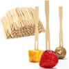 200 Pieces Mini Size Disposable Fruit Fork Bamboo Fruit Picks Portable Appetizer Forks  Restaurant