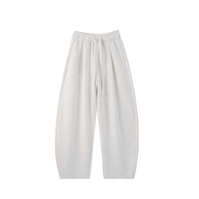 Womens Loose Wide-Leg Streetwear Jogger Pants Fall 2026 Cotton Blend Casual Trousers