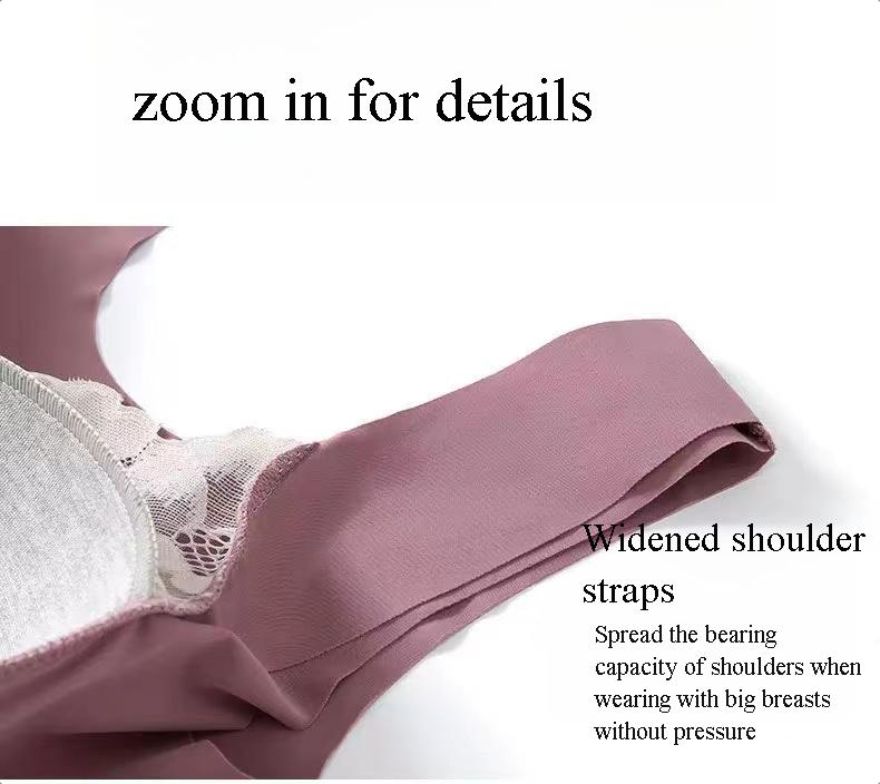 Женский сексуальный кружевной бюстгальтер, бесшовные женские бюстгальтеры больших размеров, женское нижнее белье без стальных колец, маленькие полные чашки, топ с закрытой грудью, женские бюстгальтеры