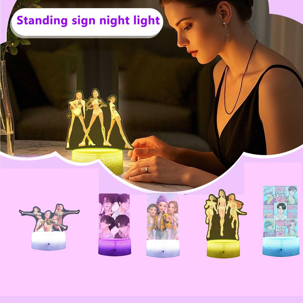 Stand Night Light Is Suitable For Children's Gifts, Fans Around The Beautiful Gift Lights