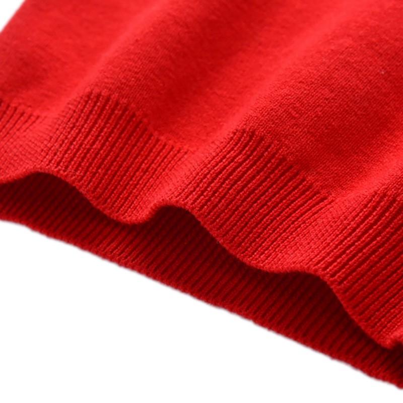 Однотонный свитер с v-образным вырезом для мальчиков и девочек, детский топ