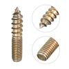 uxcell M6 Hanger Bolts, 24-Piece Set, Double-Ended Screws, 30mm Dowel Screws, Double-Ended Screws for Connecting Wooden Furniture, Joints, Repairs, an