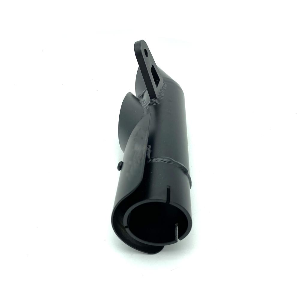 REALZION 51 мм универсальный мотоцикл двойной дымоход уличная выхлопная труба без шнуровки для Yamaha MT09 NMAX RX 570 Z900