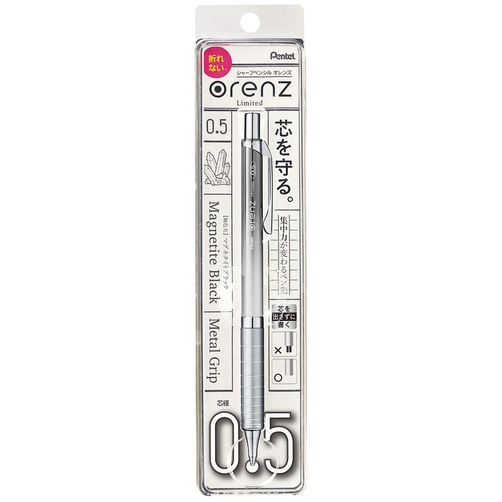 Pentel Orenz Mechanical Magnetite Black Pencil, 0.5mm, XPP1005G-MGA,