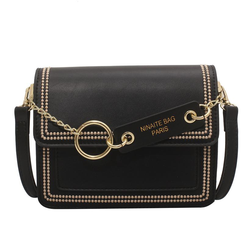 Маленькая сумка высокого класса, женская новая модная универсальная на плечо, сумка-мессенджер, модная нишевая маленькая квадратная сумка