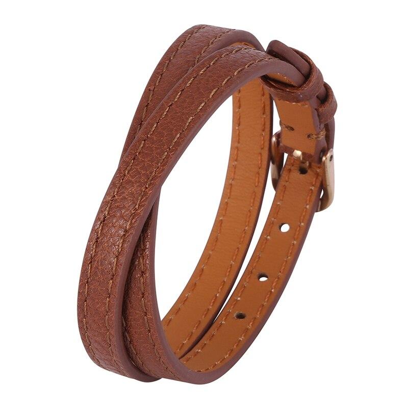 Мужские женские парные кожаные браслеты ювелирные изделия регулируемая длина обертывание кожаный браслет ручной работы браслет подарок