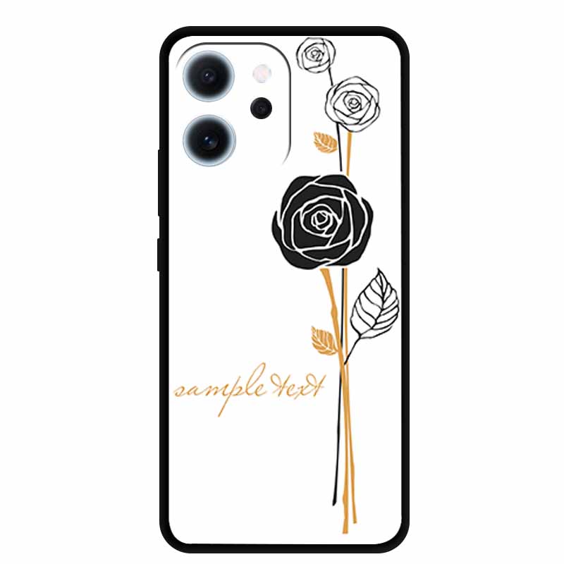 Cartoon Phone Case For Oppo Reno15 F Soft TPU Silicone Protector Relief Flower Emboss 3D Cover Funda Reno15F 15F Bumper Shield