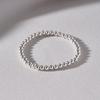 Mimi.J Jewelry 925 Silver Plump Ball String Bracelet
