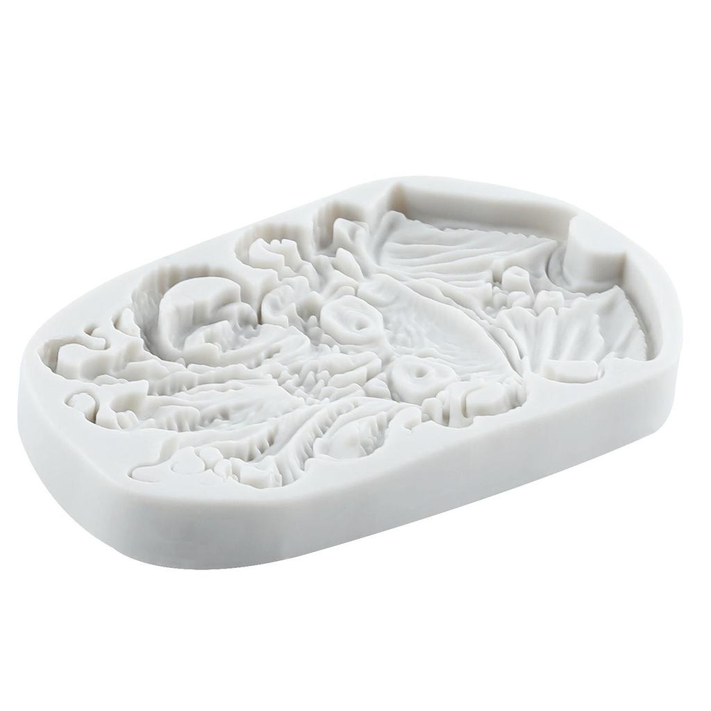 Силиконовые формы Череп Пират Осьминог Пират Форма для мастики Инструменты для украшения торта Топпер для кексов Конфета Шоколад Форма для гампасты