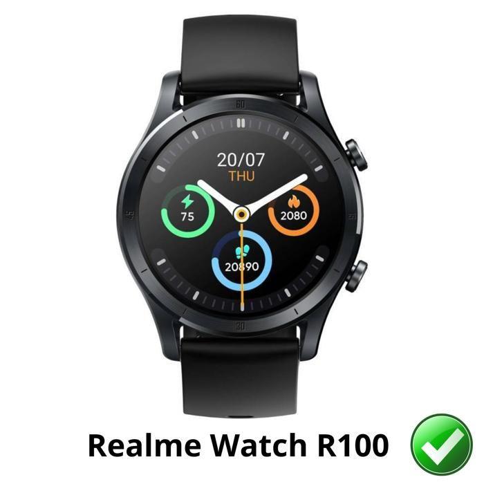 Защитная пленка для экрана Realme Watch R100 [6 шт. в упаковке] Ультратонкая прочная защитная пластиковая пленка Phonillico