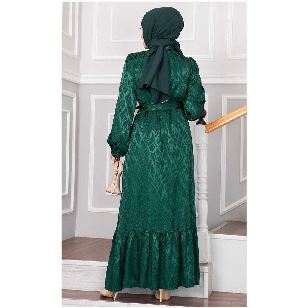 Жаккардовое вечернее платье Stoney в стиле хиджаб