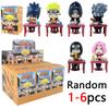 В наличии Naruto Shippuden Серия Рамен Сюрприз-бокс - Чиби Мини ПВХ Аниме Фигурки - Загадочный Саске Учиха и Наруто Игрушка Красивые Подарки