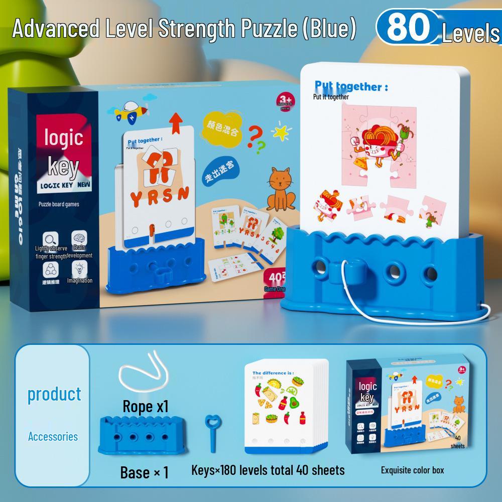 Children's Logic Puzzle Toy: Early Education & Problem-Solving Game for Developing Logical Thinking
