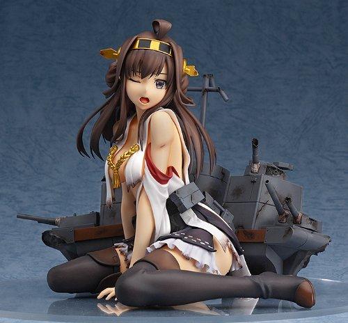 Коллекция Kantai Kongo Medium Damage scale готовая окрашенная фигурка из ПВХ -KanColle- Ver. 1/8