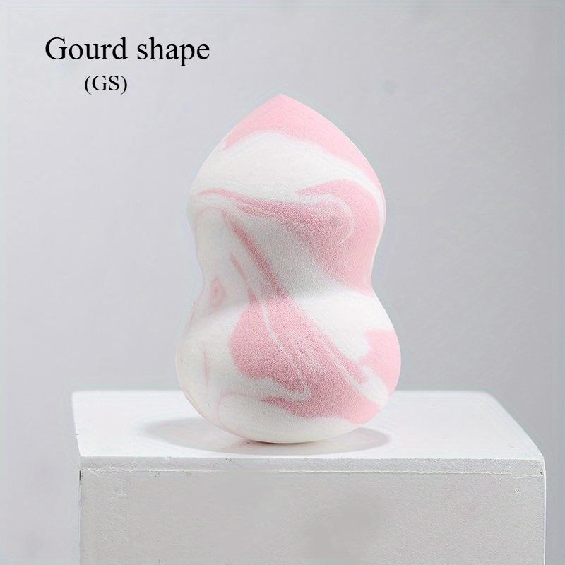 1Pc Makeup Sponge Beauty Egg Gradient Color Soft Double-sided Wet and Dual-use Fit Without Eating Powder