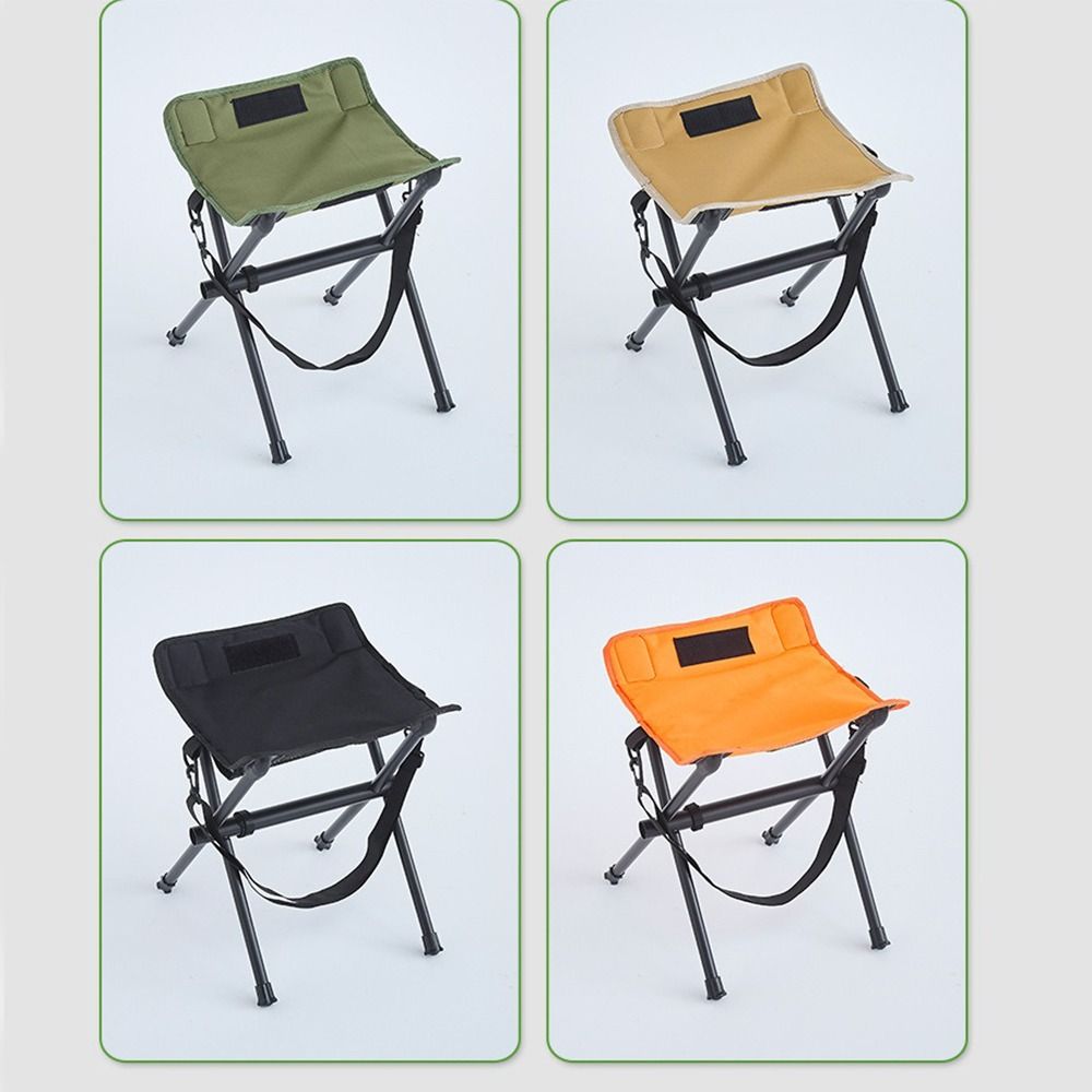 Foldable Camping Chair Ultra-Light Fishing Chair Easy To Carry Outdoor Folding Stool  Small Horse