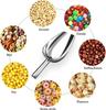 Multi functional metal ice spoon - ice bucket stainless steel small ice spoon - kitchen small tool biscuit flour pet dog food sp