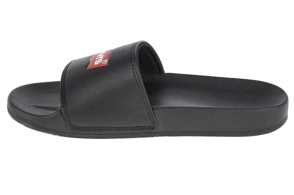 Levi's June Batwing S, женские черные шлепанцы