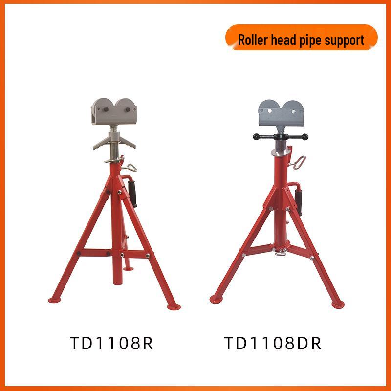 Adjustable Heavy Duty Roller Pipe Support Head