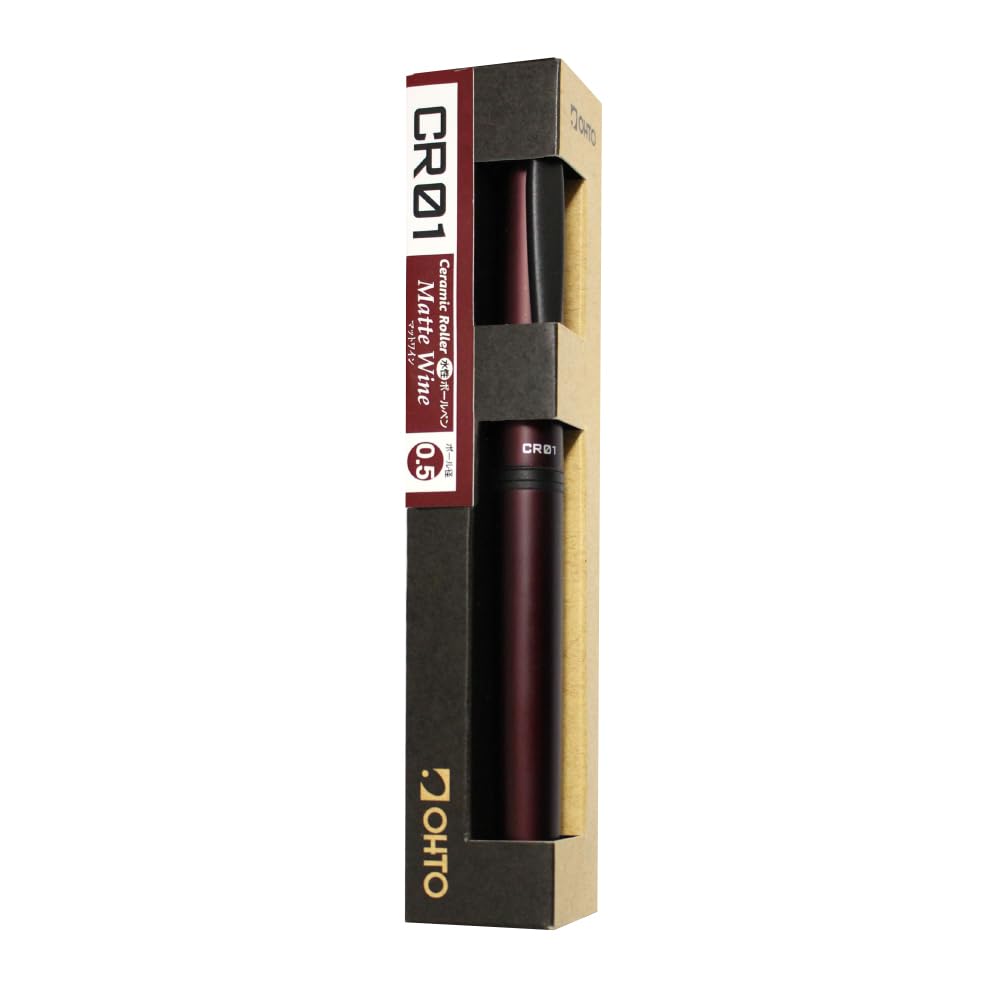 Auto Water-Based Ballpoint Pen CR01 Matte Wine CR01-05-MWI