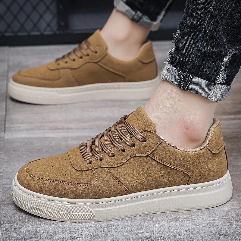 Men's Sneakers Low-top Casual Shoe Lace Up Sports Running Shoes for Men Tennis Shoes Trend Street Skate Shoes Zapatillas Hombre
