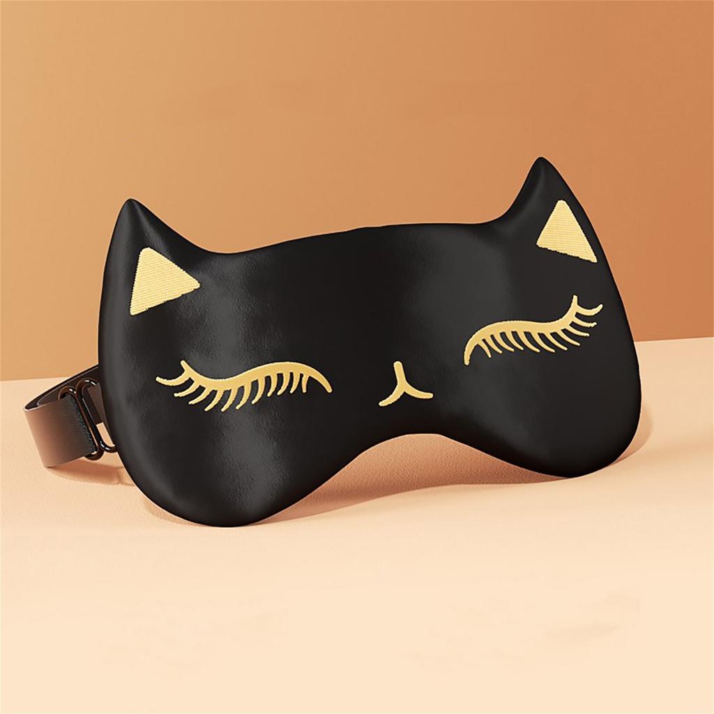 Comfortable And Breathable Eye Mask , Natural Silk Sleep Mask Cute Smooth And Soft Eye Covers For Sleeping