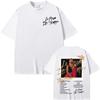 202526 Hot Selling Rapper Mora The Album Tour TShirt Mens and Womens Clothing Short Sleeve Fashion Hip Hop Retro TShirt