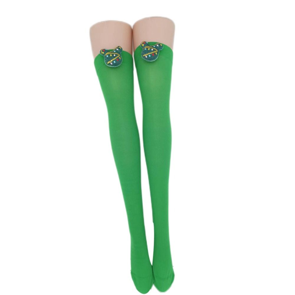 Bow Party Accessories Long tube Stockings Knee socks Christmas