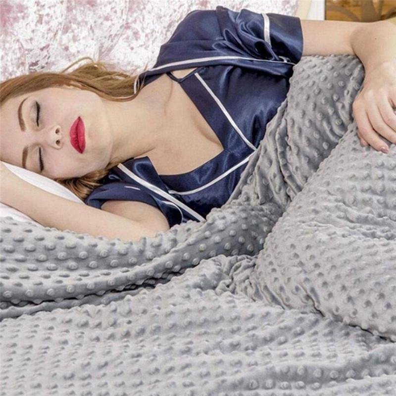 Комфортное одеяло с тиснением, облегчение тревоги, бессонница, утяжеленное одеяло под давлением
