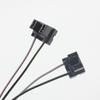 2 PCS Headlight Lamp Bulb Socket Wiring Harness Connector Plug Adapter Line for H1 H7 H4 Bulb