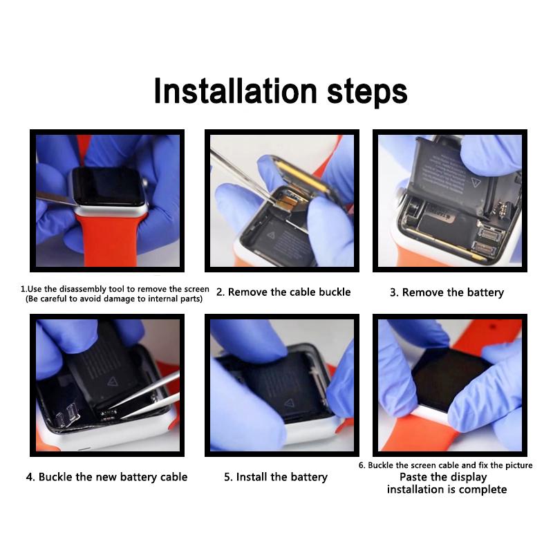 NOHON A2058 A1847 аккумулятор для Apple Watch 1 2 3 4 серии 44 мм 42 мм сменный аккумулятор для iWatch S1 S2 S3 GPS LTE S4 38 мм 40 мм