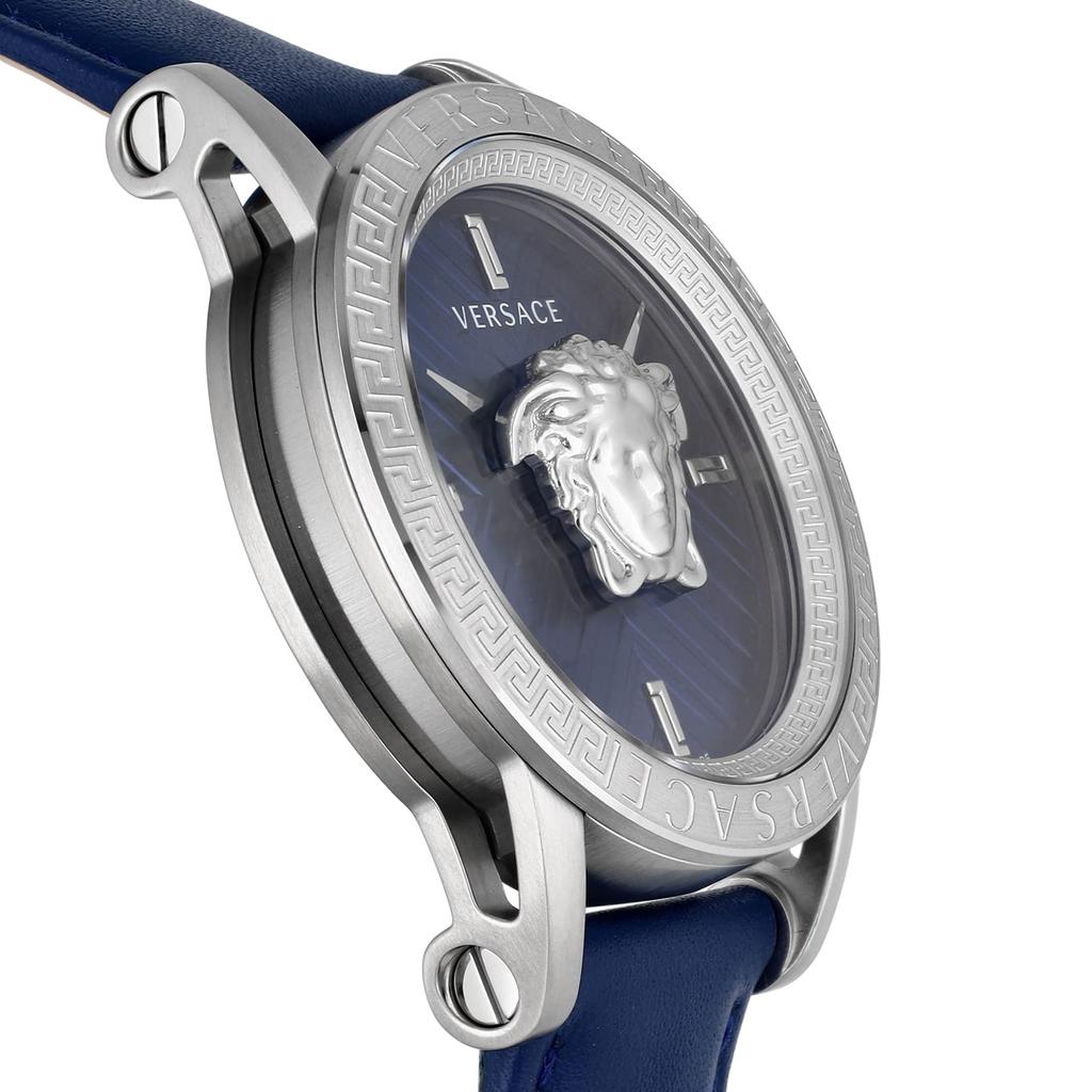 Watch Code Blue Dial Stainless Steel Sapphire Glass Quartz 43MM Swiss Watch VESN00122 [Versace] V-CODE Men's [Item]