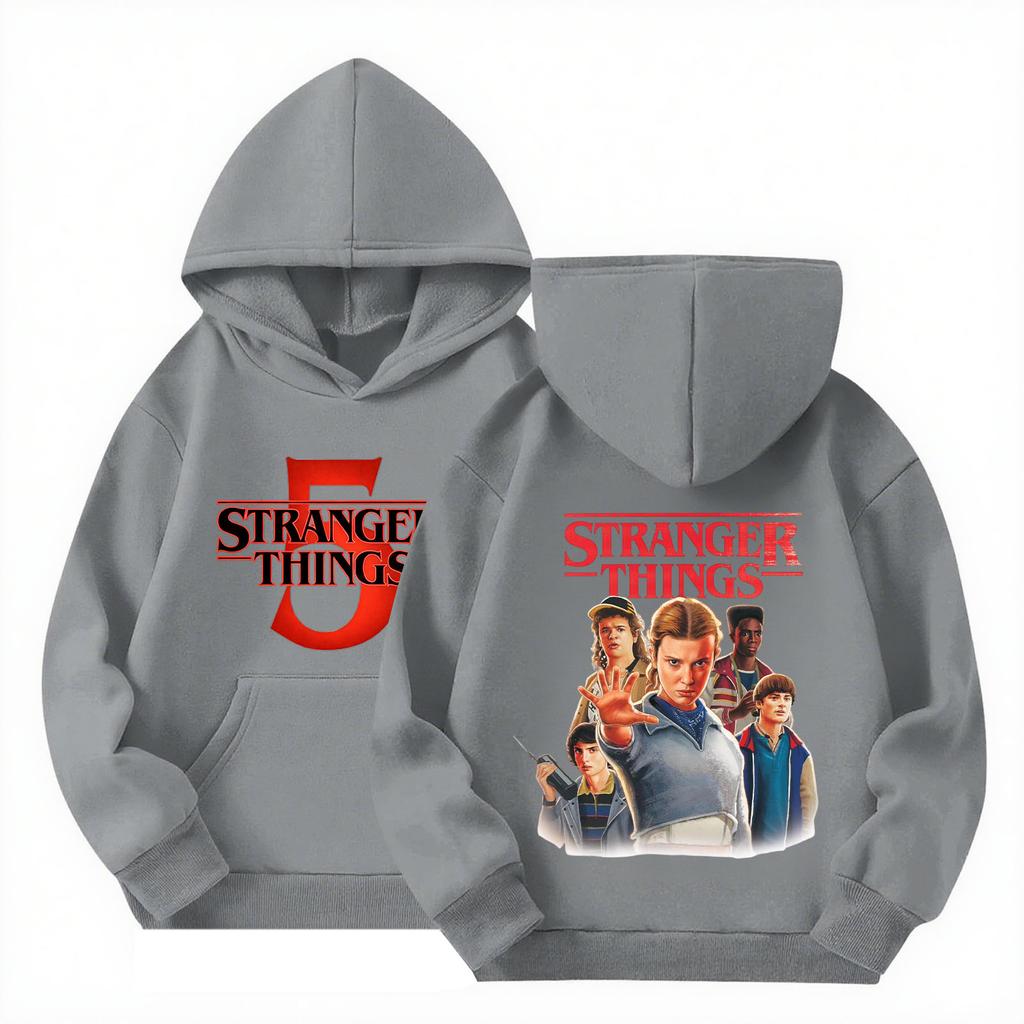 Детская толстовка с капюшоном, с градиентным принтом, с длинными рукавами, свободная толстовка, толстовка