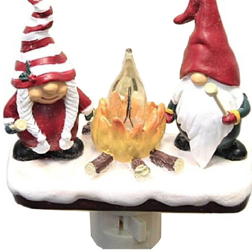 Рождественский ночник мерцающий эффект костра смоляной вставной ночник праздничное украшение