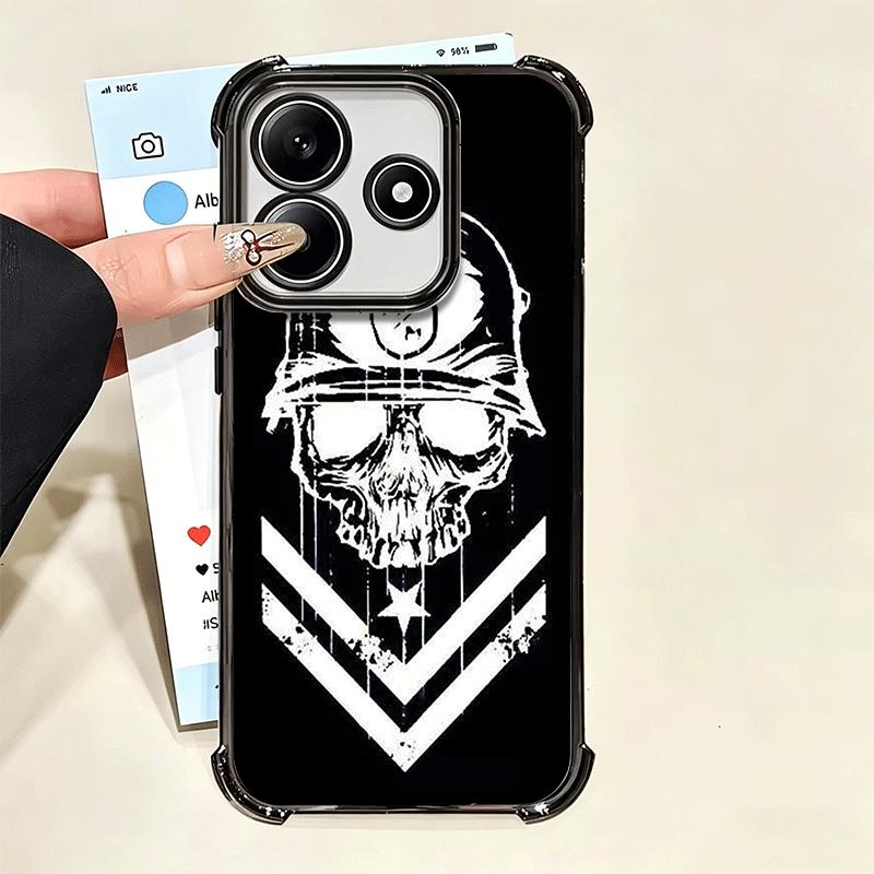 Металлический Чехол для Телефона Motocross Metal Mulisha Мягкий Для Xiaomi Poco X7 X8 Pro Max X6 X5 X3 F8 Ultra F7 M8 M7 M5S Redmi 15C 15A 15 14C 13C 12