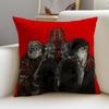 Dark DDai DarkS Cushion Cover Breathable and skinfriendly linen pillowcase square removable and washable cushion