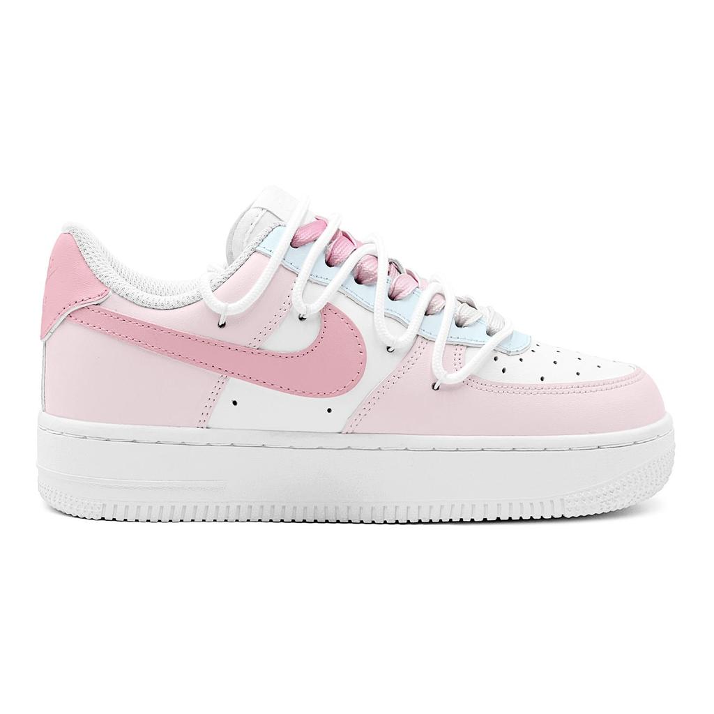 Nike Air Force 1 Air Force 1, Двусторонний Лебедь Возлюбленная, Романтичный, Девическое Сердце, Милый Стиль, Деконструктивистский Дизайн DH2920-111(TeamS2-S-BOX)