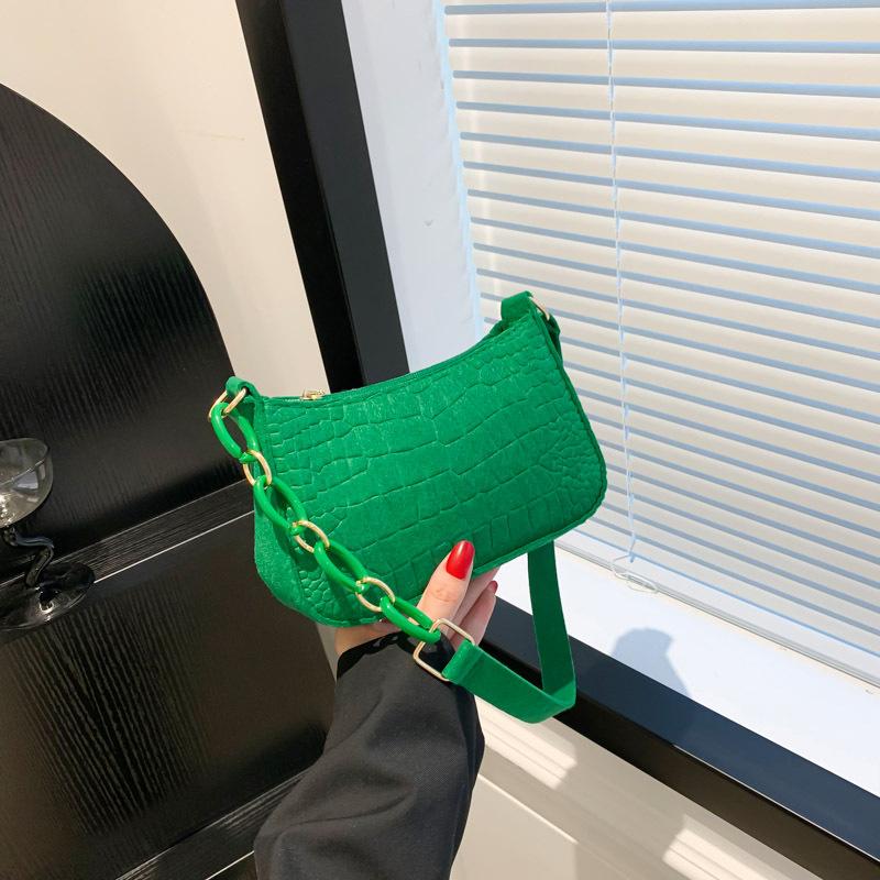 Войлочная женская сумка, маленькая квадратная сумка, модная сумка через плечо с каменным узором, сумка через подмышку, креативная универсальная сумка