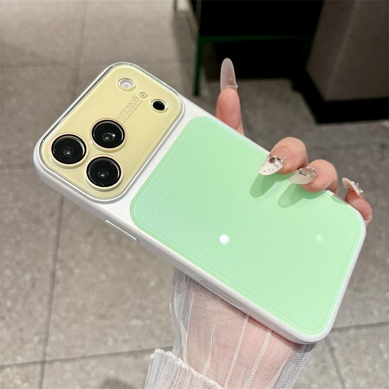 Чехол для iPhone 18 Pro Max Чехол Модный Акриловый Мягкий Край Ударопрочный Защитный Задний Чехол Для 18 Pro Чехол-бампер Funda