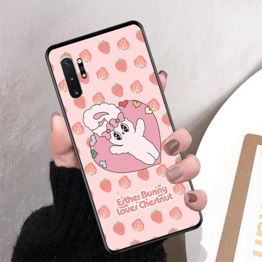 Милый Чехол Esther Bunny для Телефона Samsung Note 8 9 10 20 Pro Plus Lite M 10 11 20 30 21 31 51 A 21 22 42 02 03